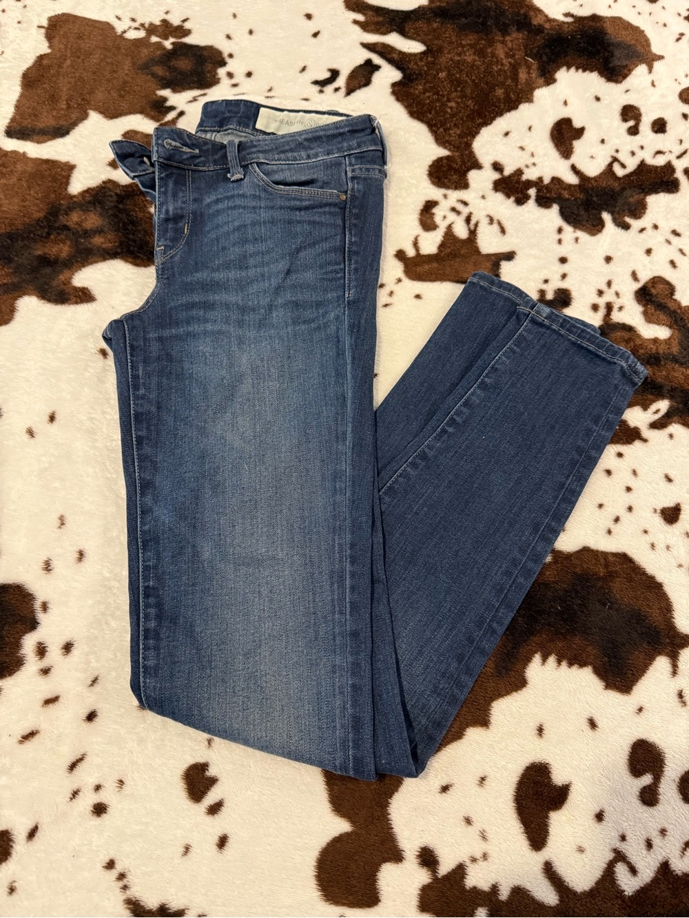 Treasure & Bond Women's Skinny Jeans in Medium Blue